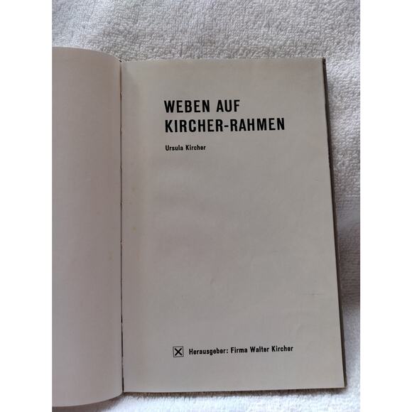 Weben Auf Kircher-Rahmen, Ursula Kircher, 1969, HB, weaving, German, Becker - Picture 3 of 10